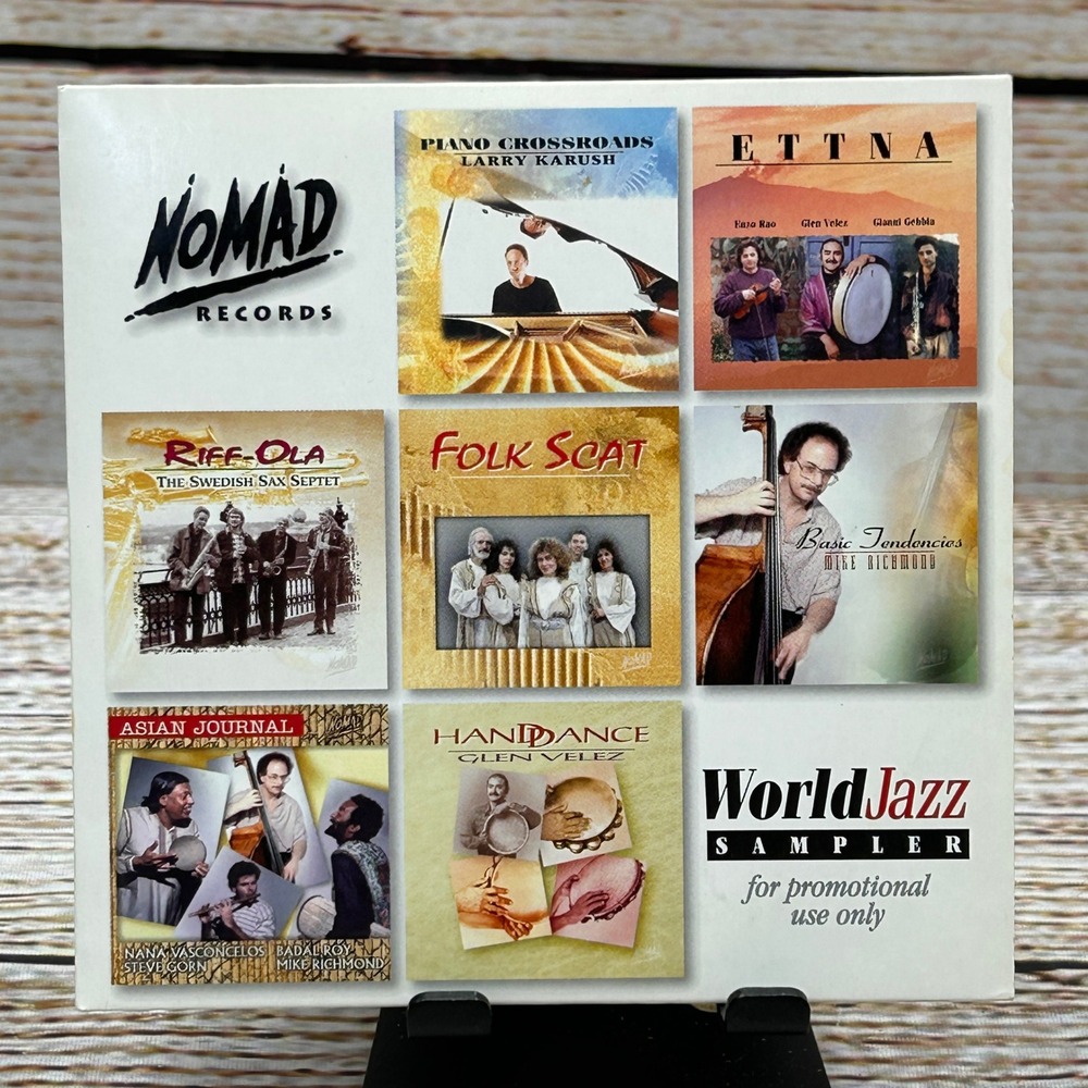 Nomad Records World Jazz Sampler CD 1996‎ Promo NMD50312-PR Various Artists